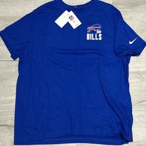 New Men's Nike Royal Buffalo Bills Billieve Blitz Essential T-Shirt. Sz XXL